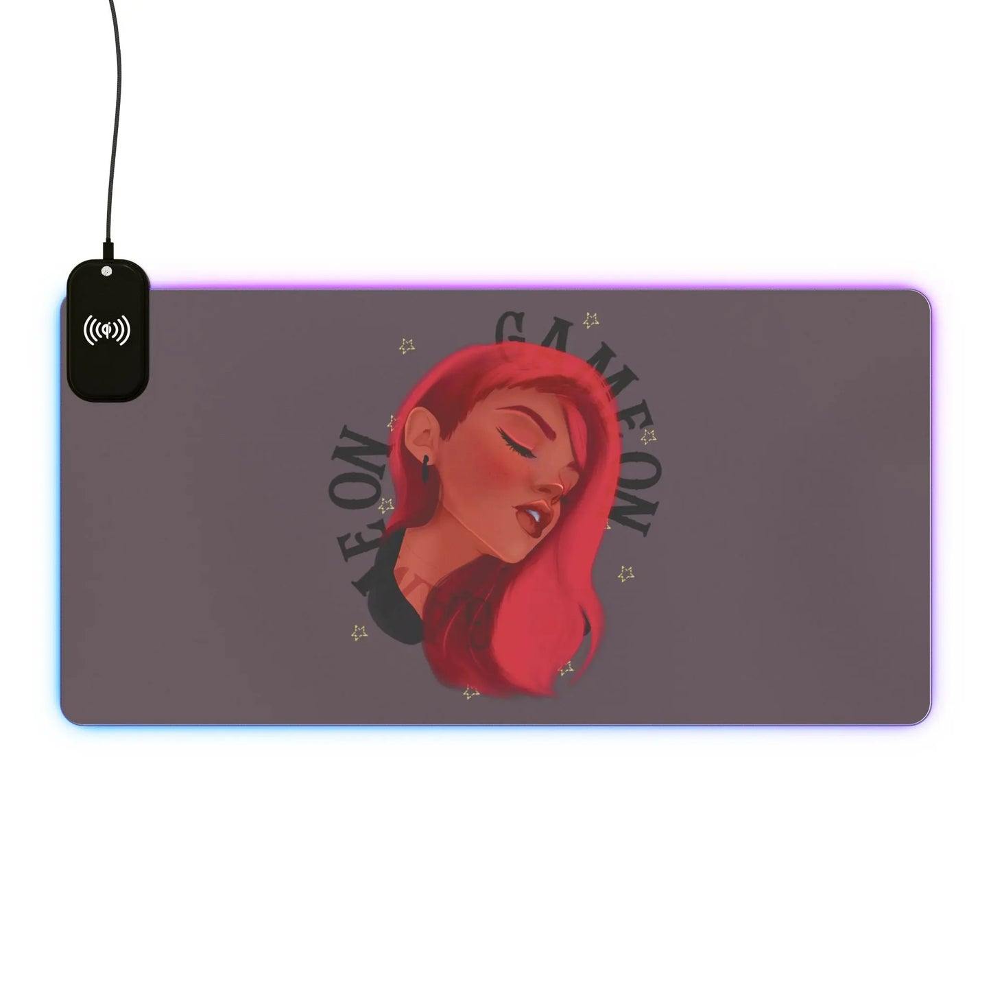 Game On - Gaming Mouse Pad with Wireless Charging - Marvelous Miss McCray