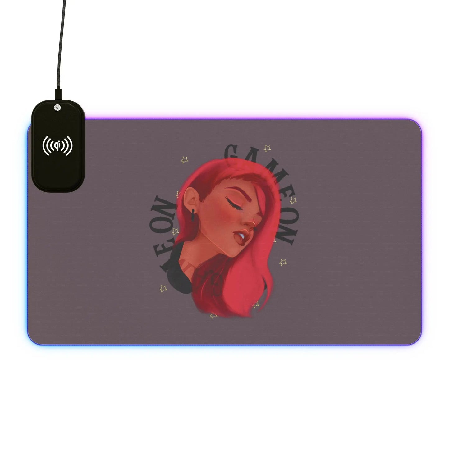 Game On - Gaming Mouse Pad with Wireless Charging - Marvelous Miss McCray