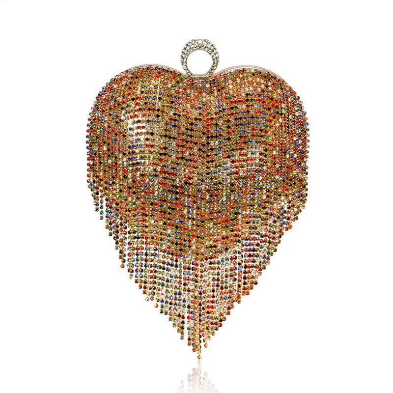 Heart Tassel Dinner Tasche