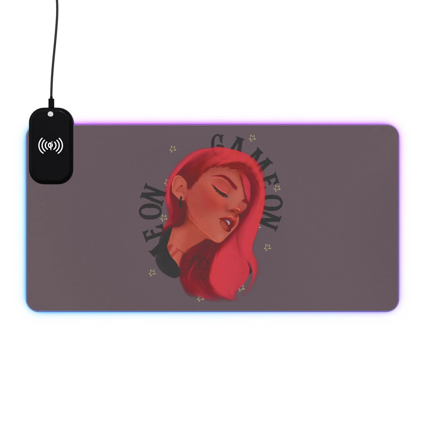 Game On - Gaming Mouse Pad with Wireless Charging - Marvelous Miss McCray