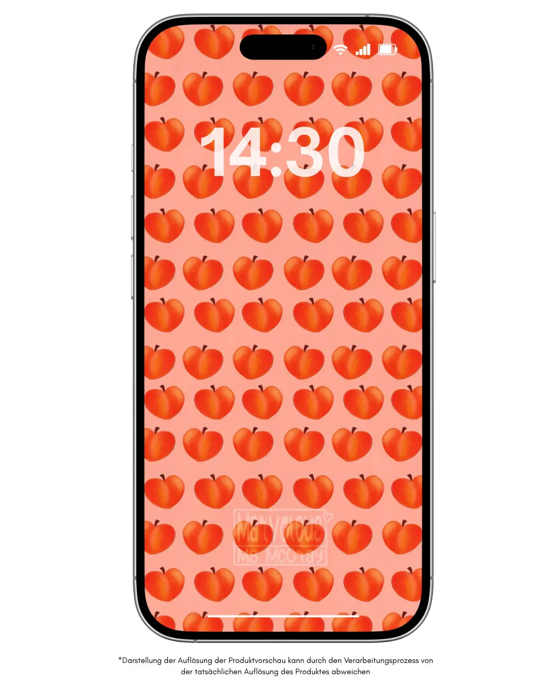 Peach Pattern - Smartphonewallpaper - Marvelous Miss McCray