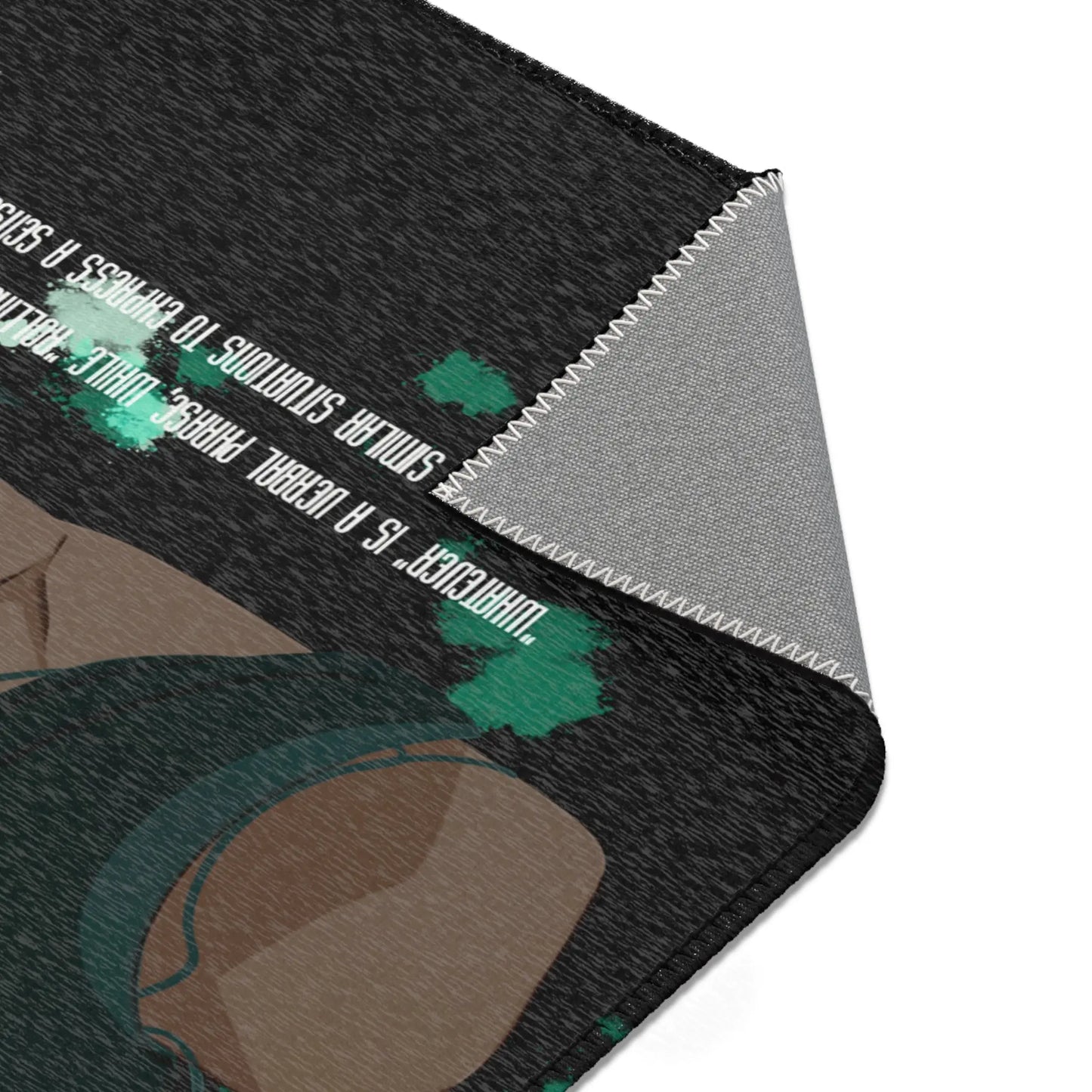 Black Whatever - Flat Teppich