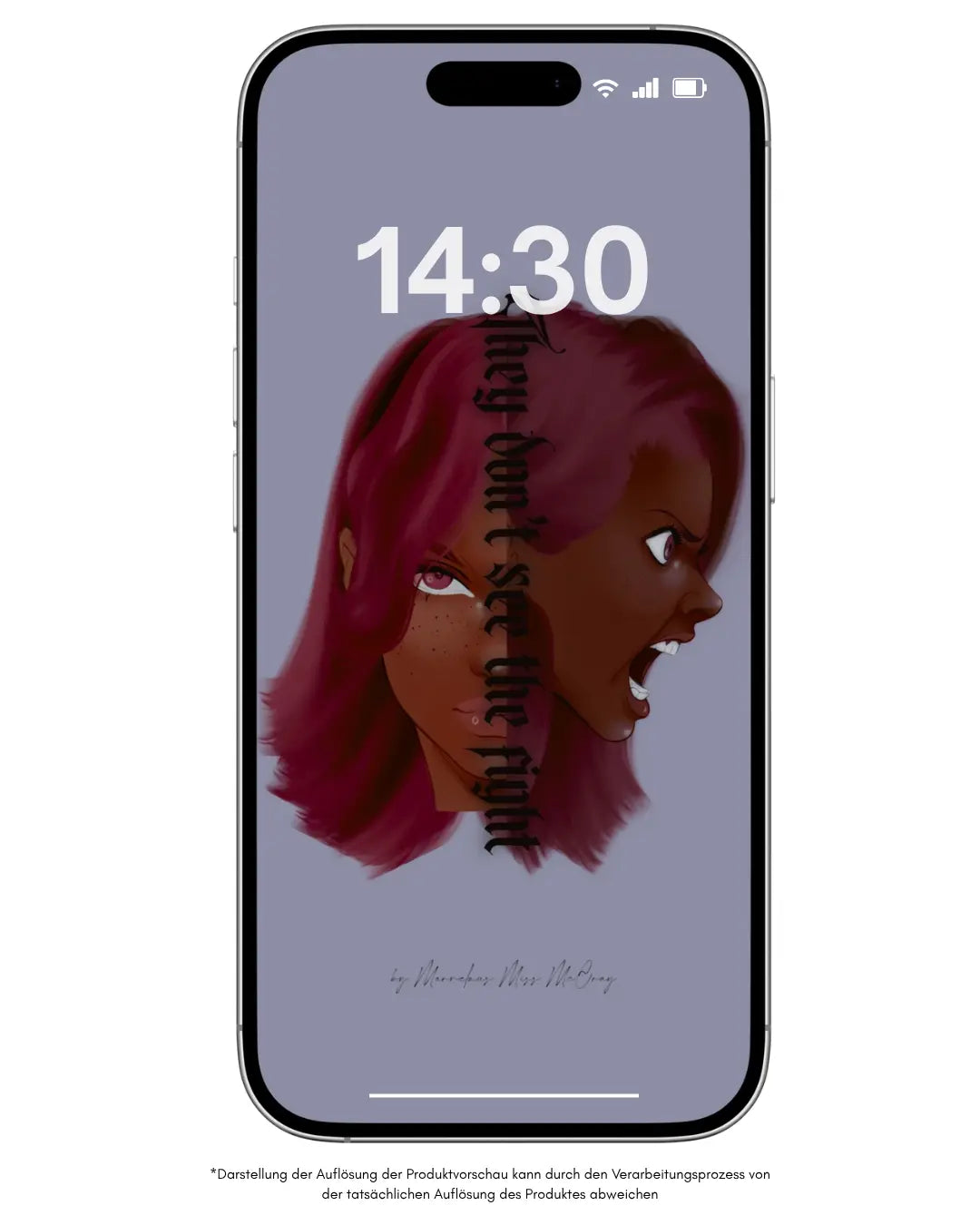Invisible Fight - Smartphonewallpaper - Marvelous Miss McCray