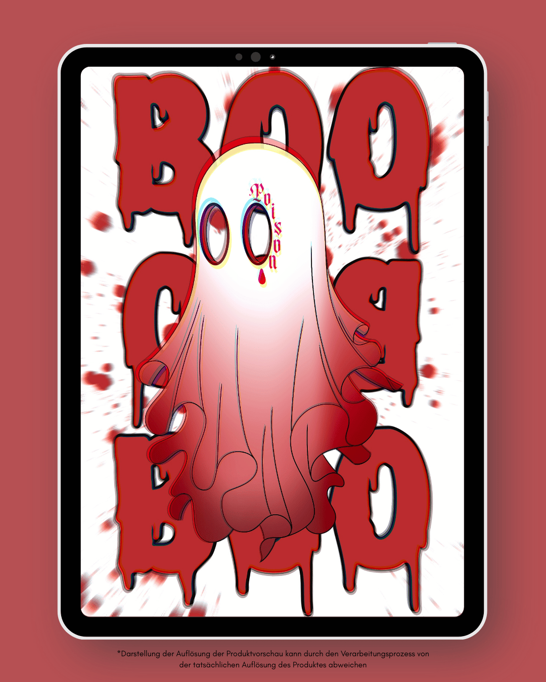 Red Boo - Tabletwallpaper