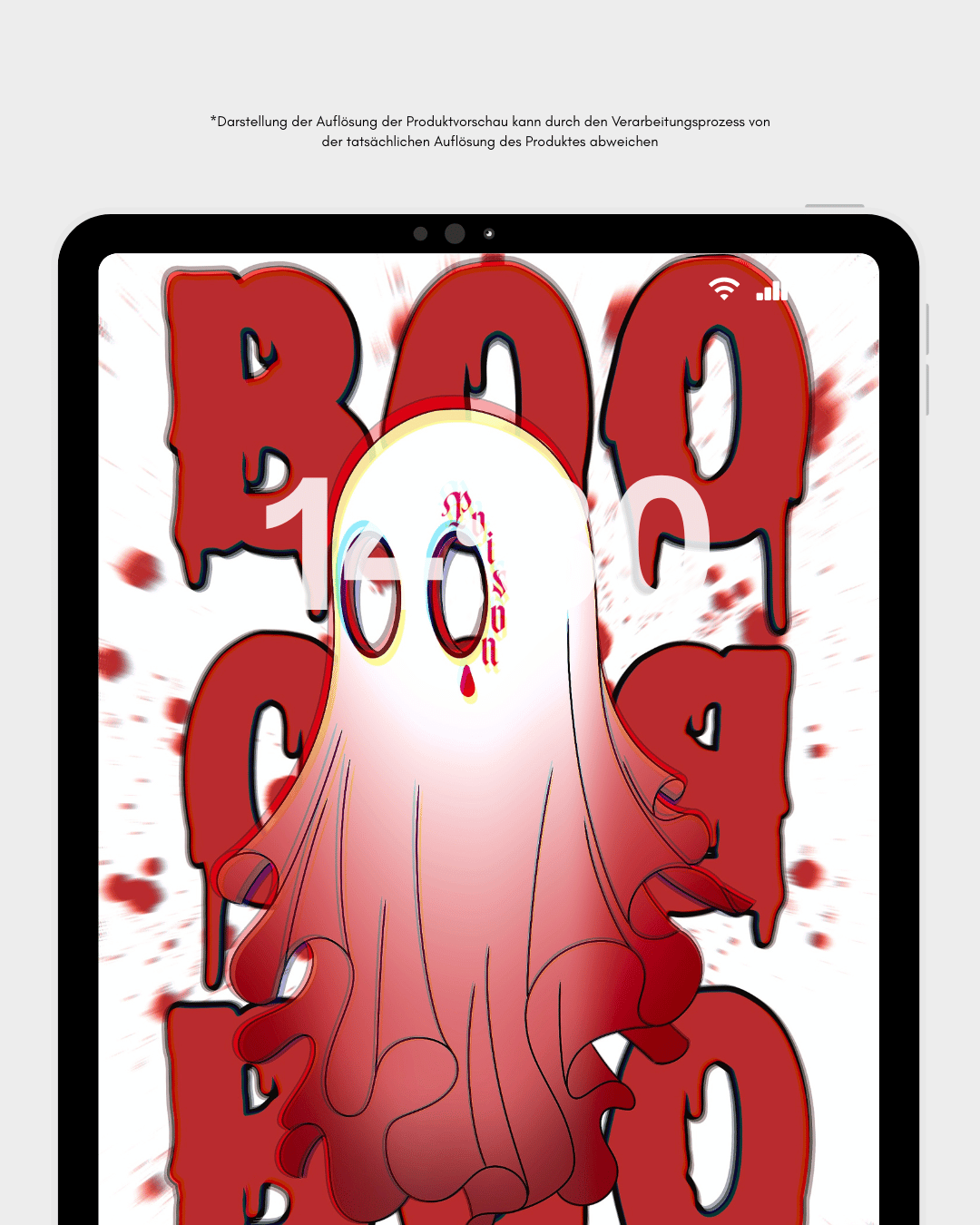 Red Boo - Tabletwallpaper