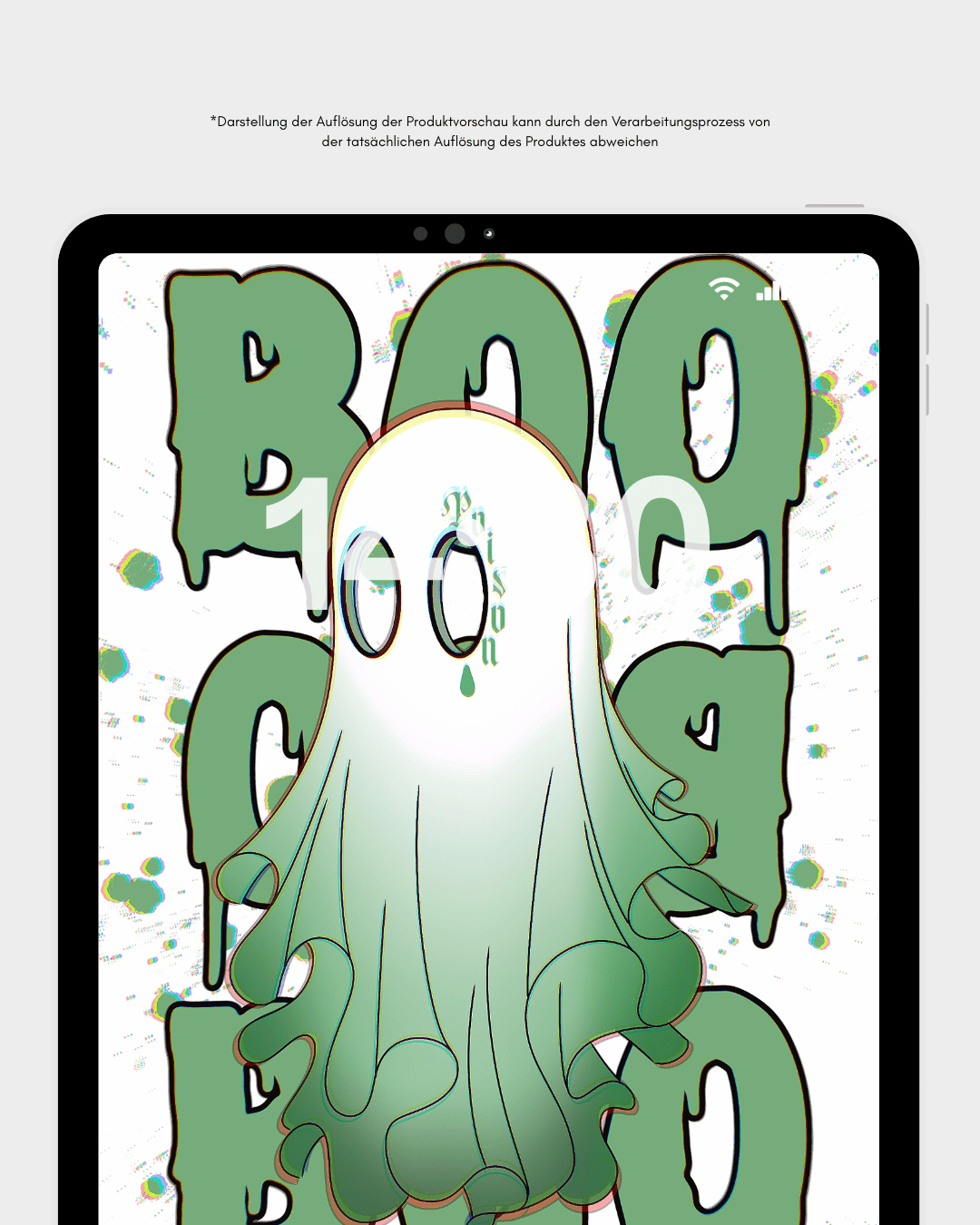 Green Boo - Tabletwallpaper