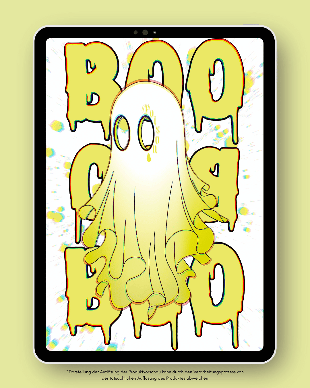 Yellow Boo - Tabletwallpaper