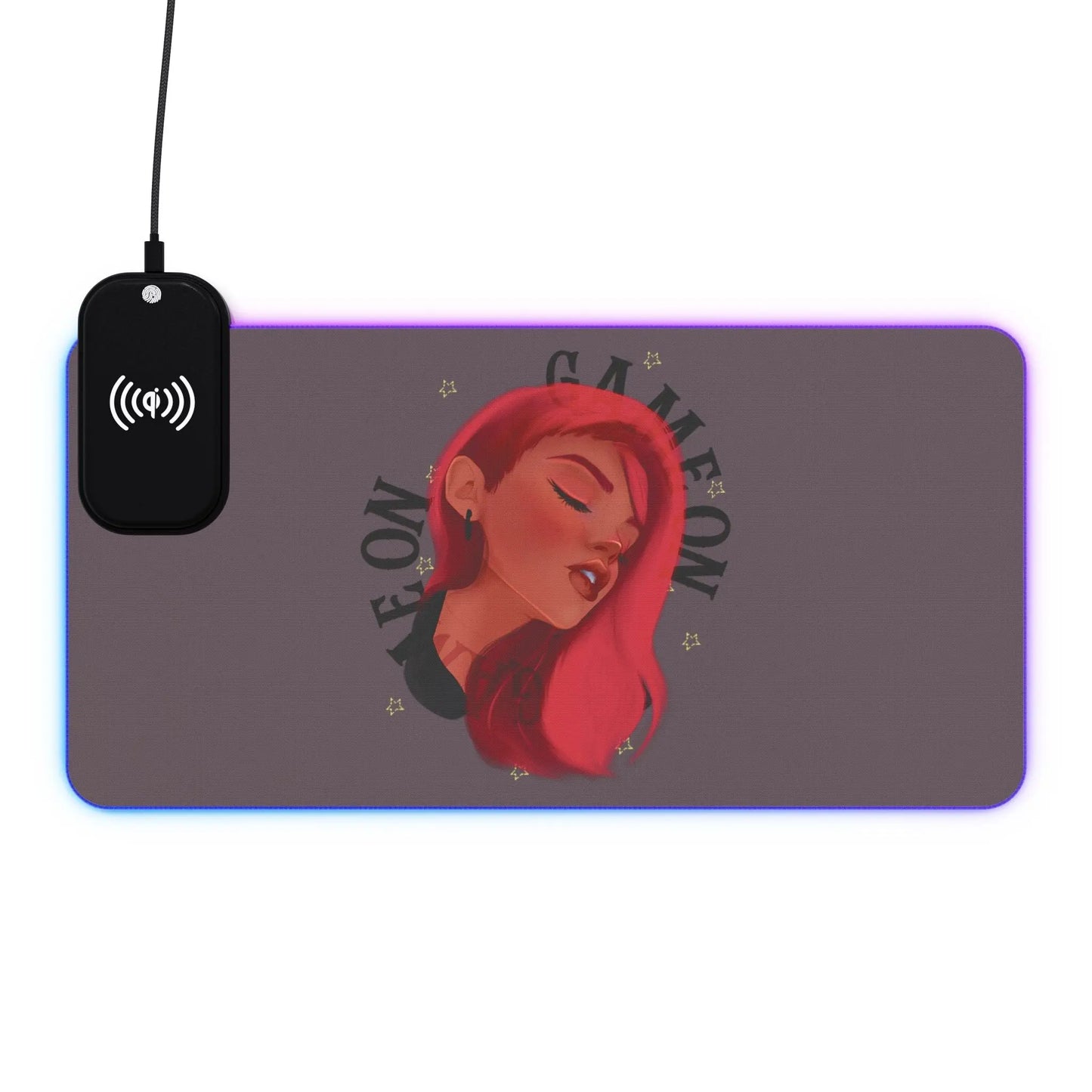 Game On - Gaming Mouse Pad with Wireless Charging - Marvelous Miss McCray