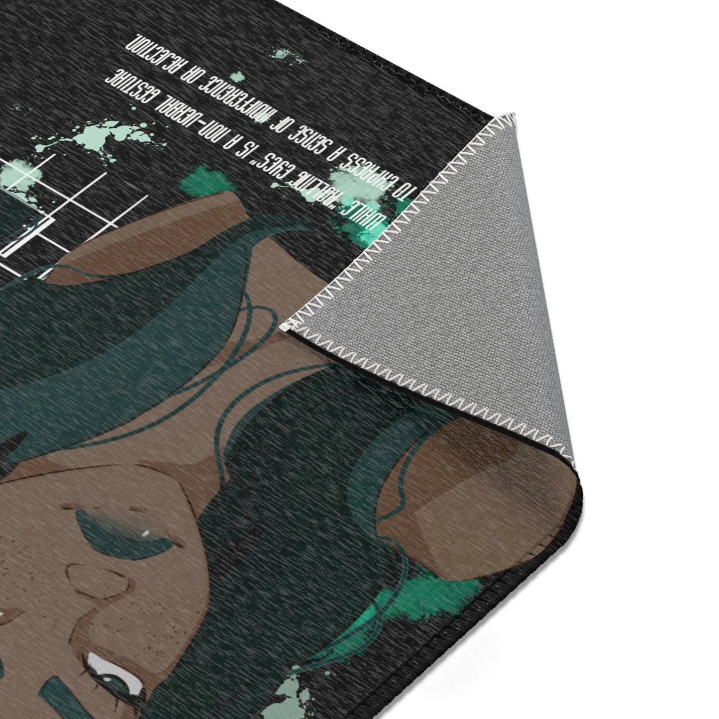 Black Whatever - Flat Teppich