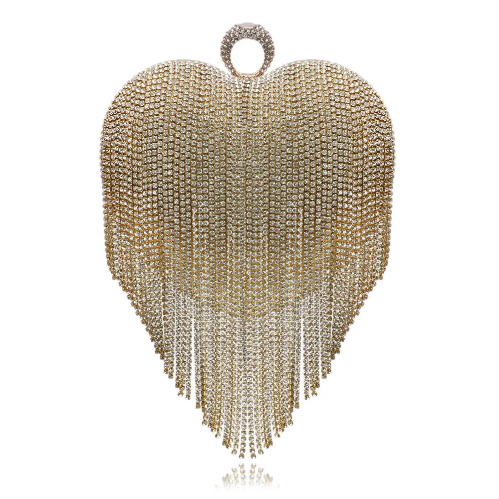 Heart Tassel Dinner Tasche