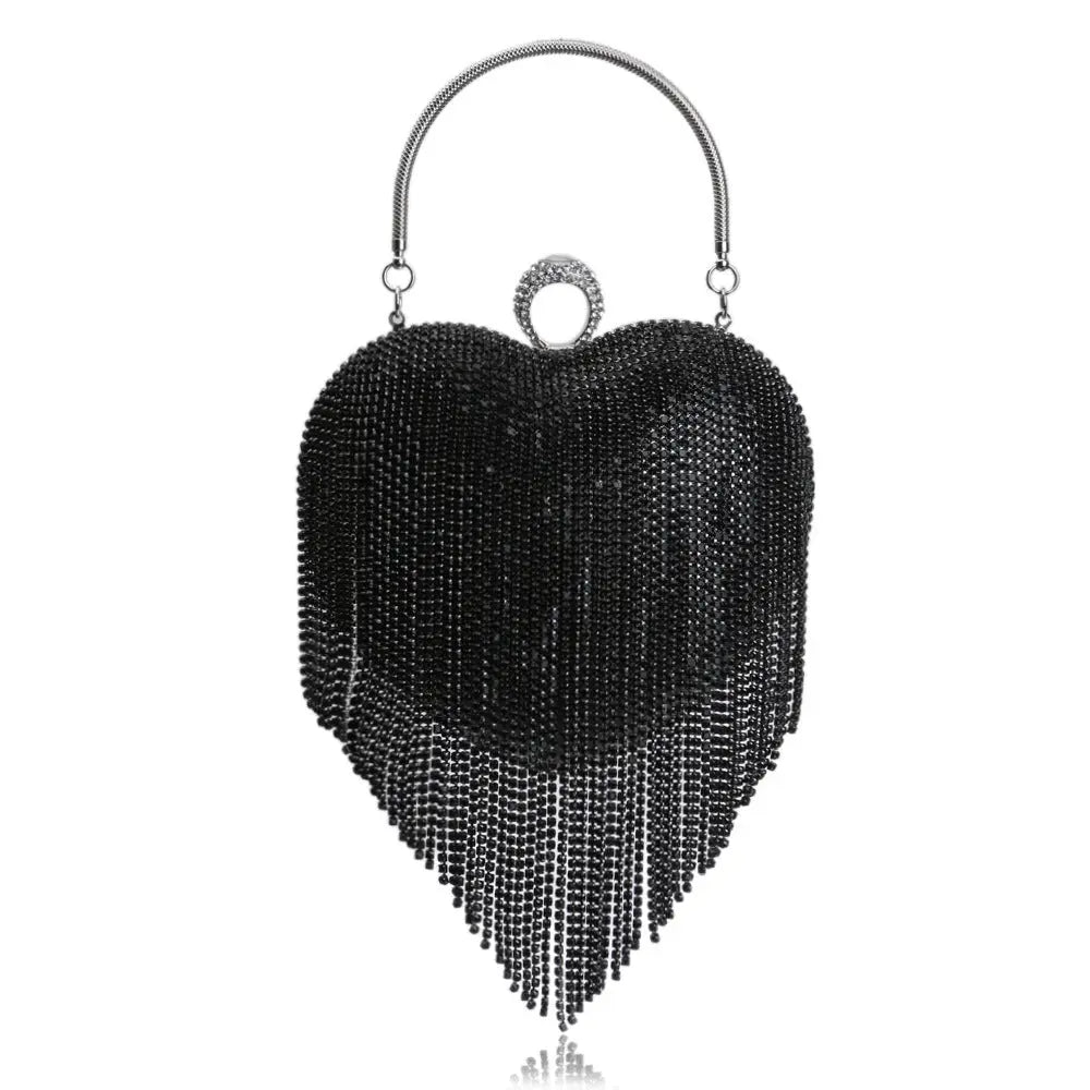 Heart Tassel Dinner Tasche