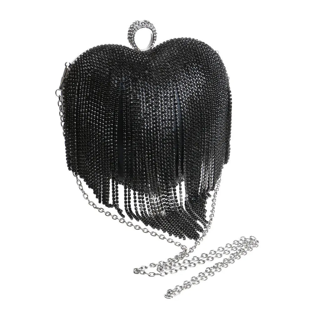 Heart Tassel Dinner Tasche