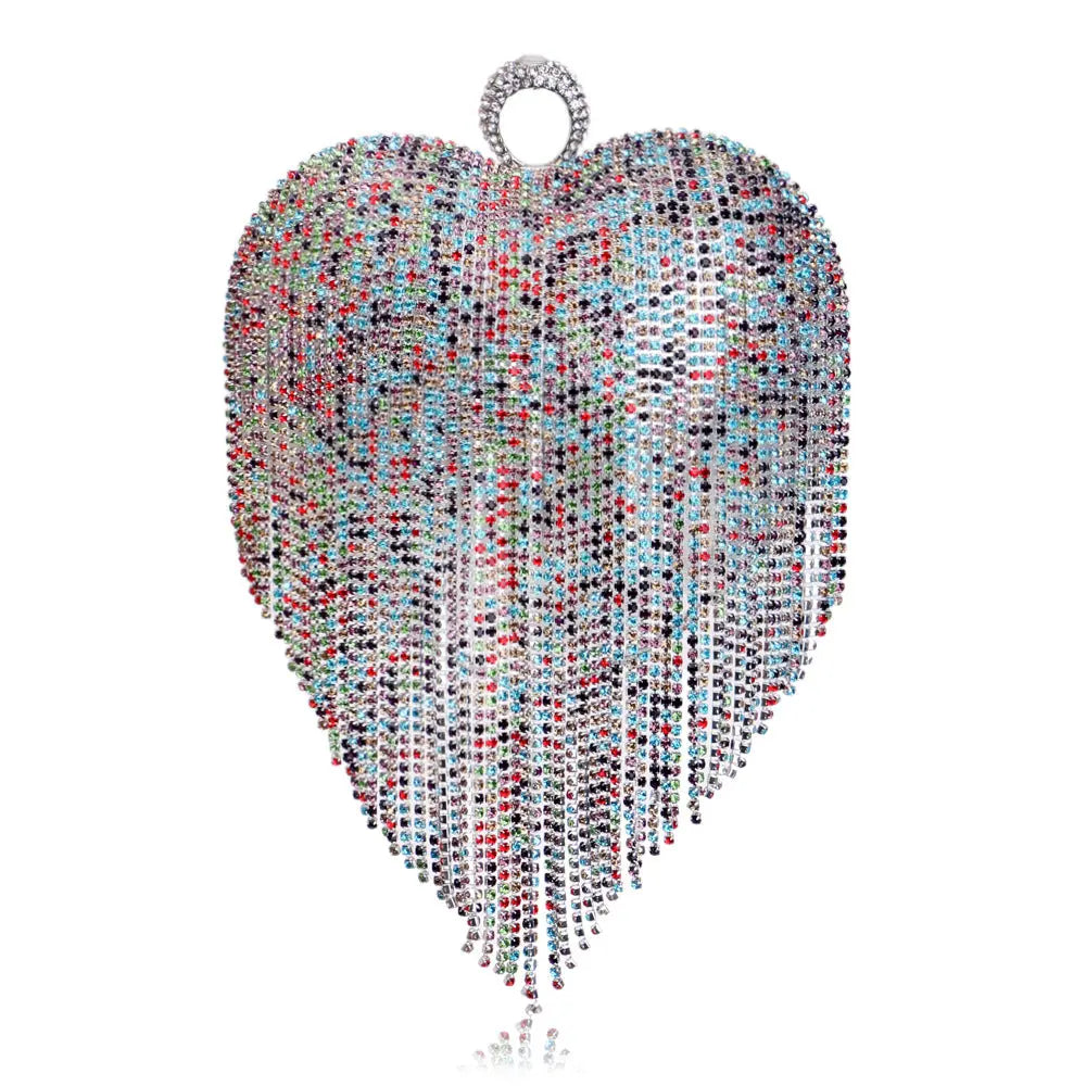Heart Tassel Dinner Tasche