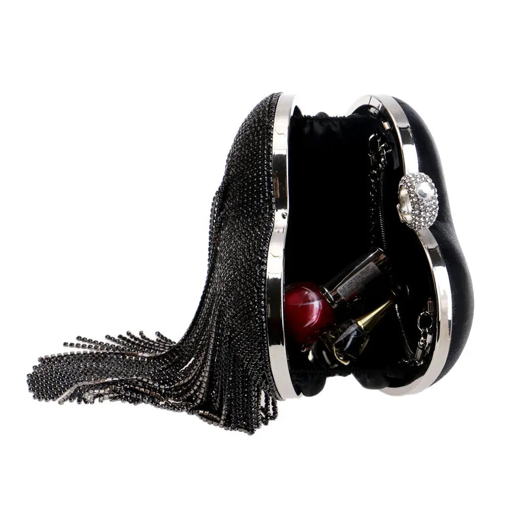 Heart Tassel Dinner Tasche