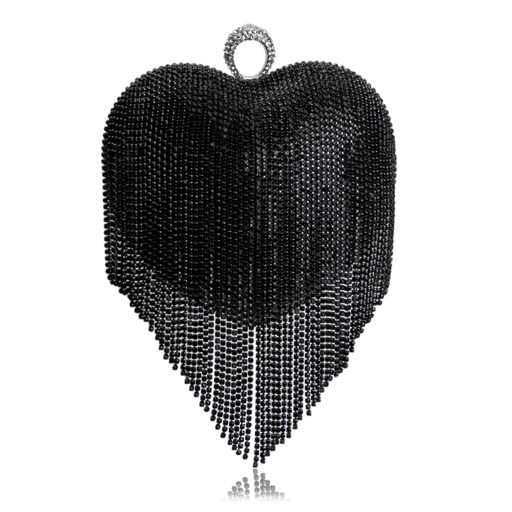 Heart Tassel Dinner Tasche