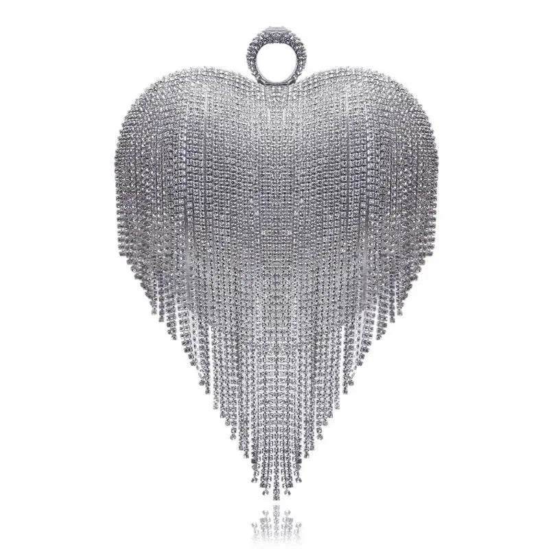 Heart Tassel Dinner Tasche
