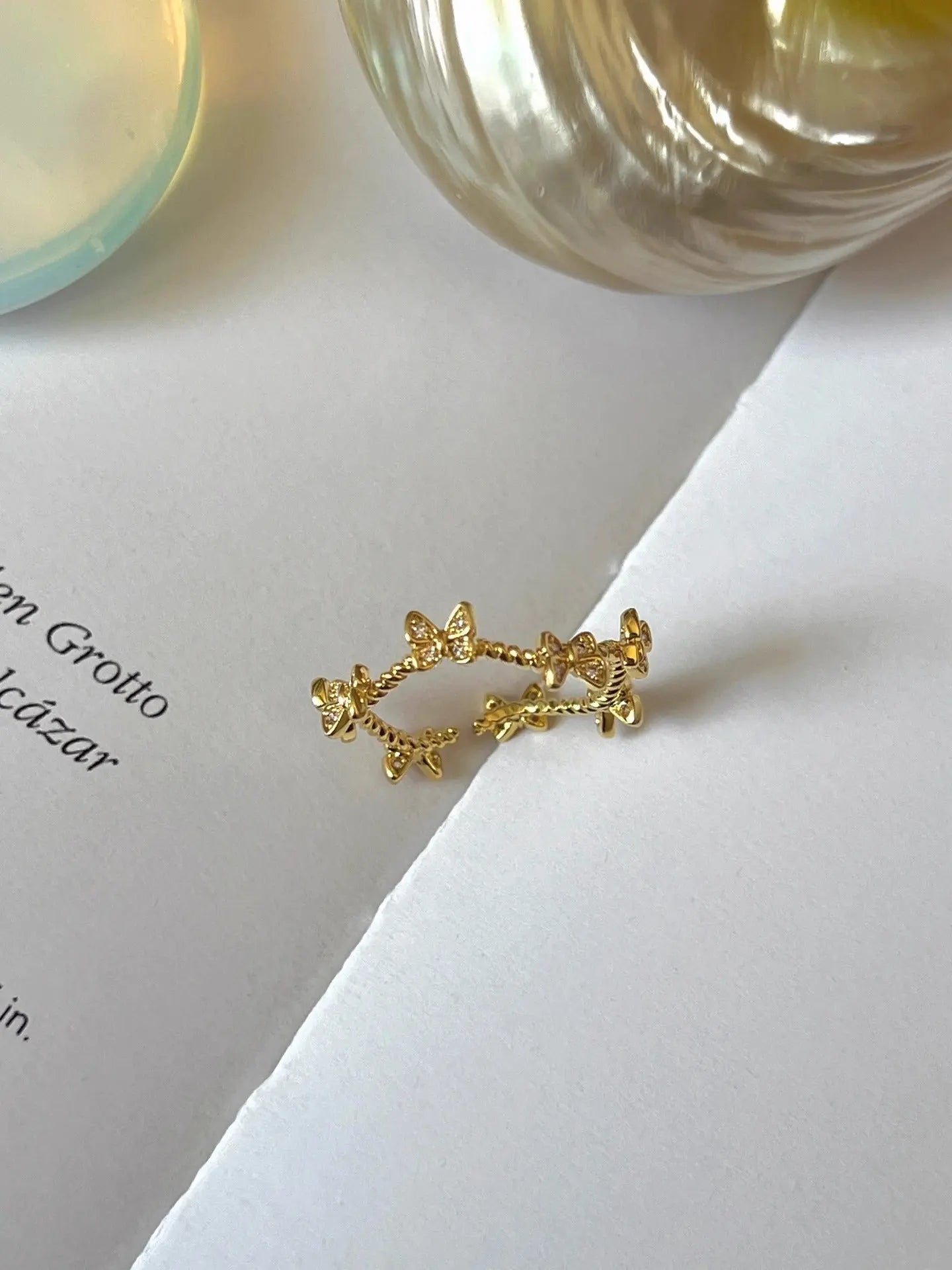Niche Unique Korean Style Light Luxury High-grade Butterfly Ring