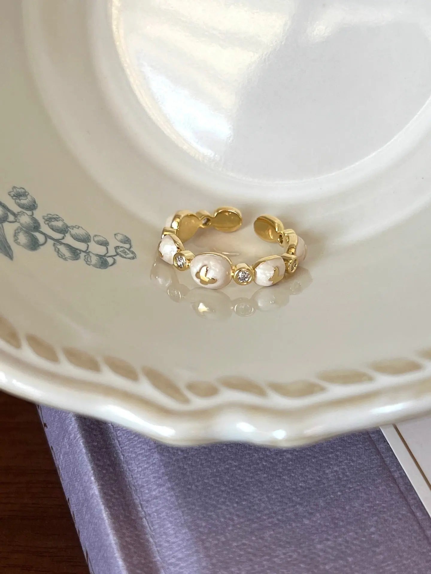 Niche Unique Korean Style Light Luxury High-grade Butterfly Ring