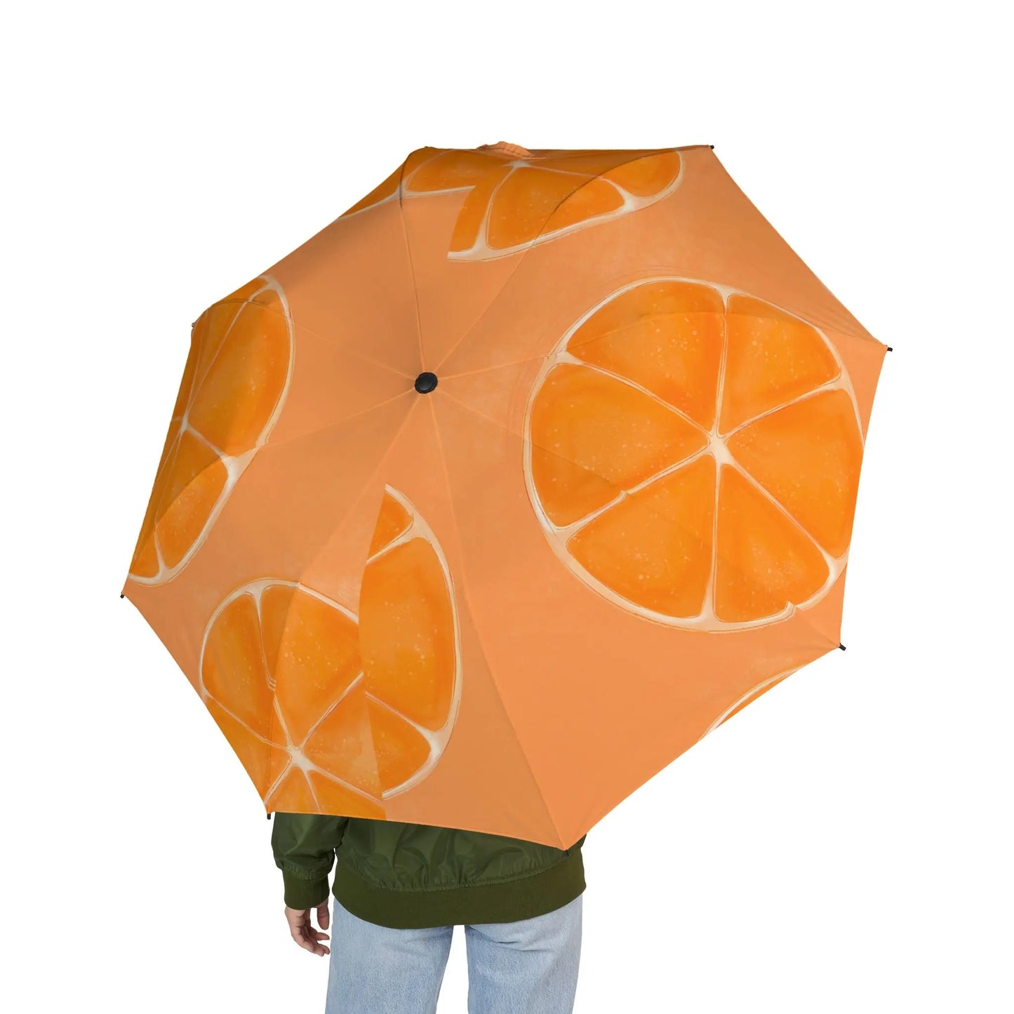Orange umbrella