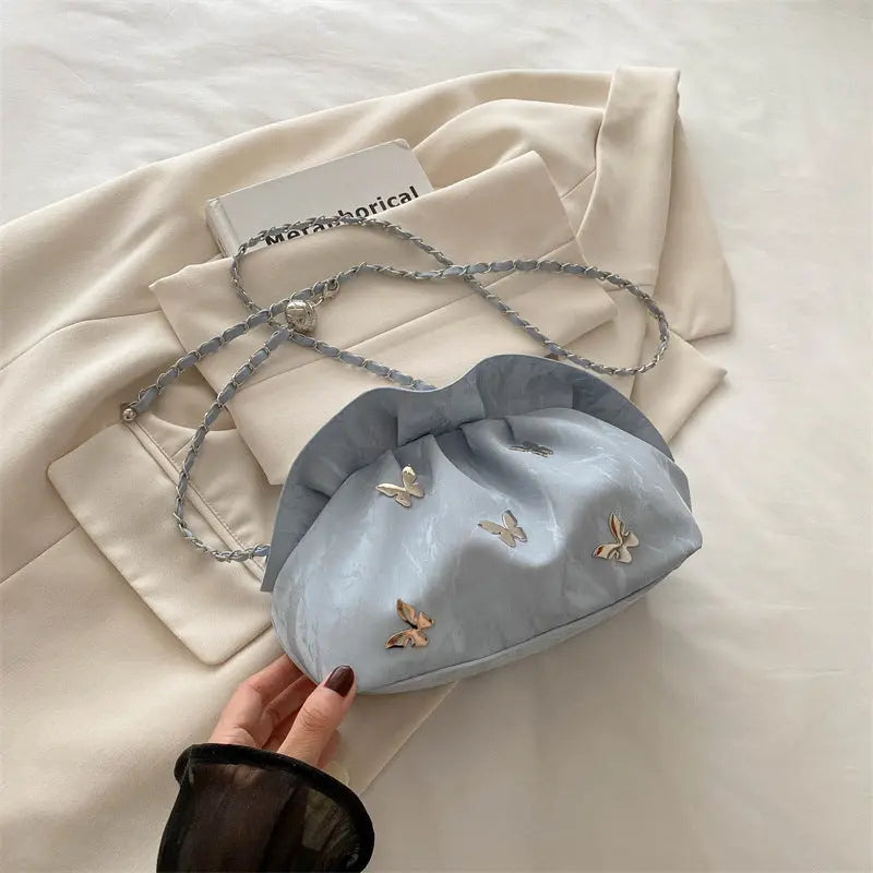 Summer Pure Color Trendy Sense Crossbody Bag