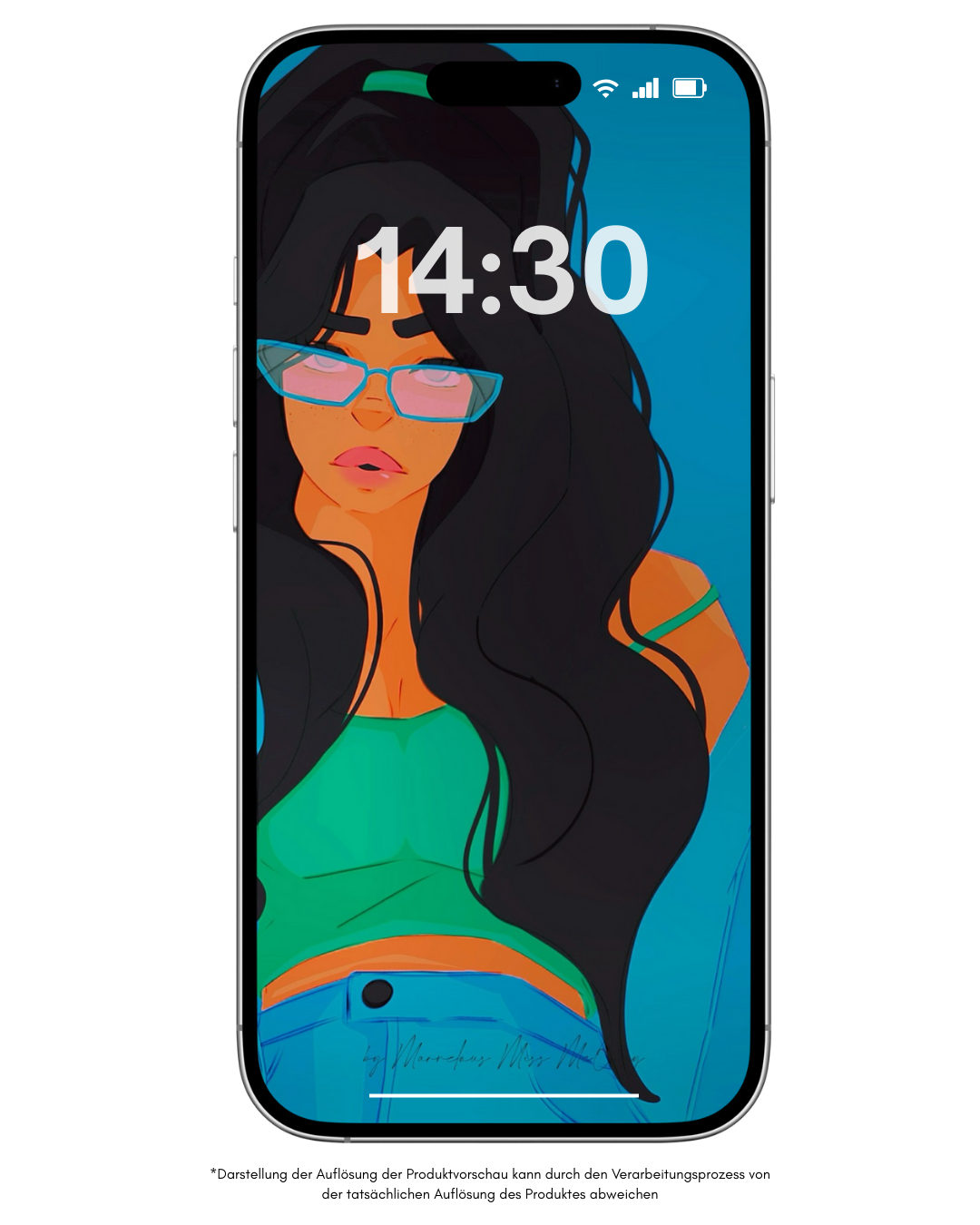 The Cool Girl - smartphone wallpaper