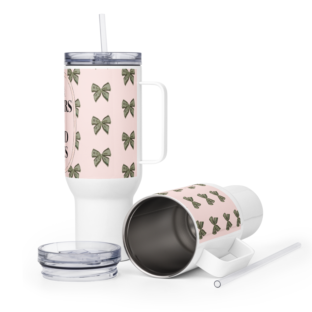 Dollar Bow - Stainless Steel Travel Tumbler (1.183 ml)