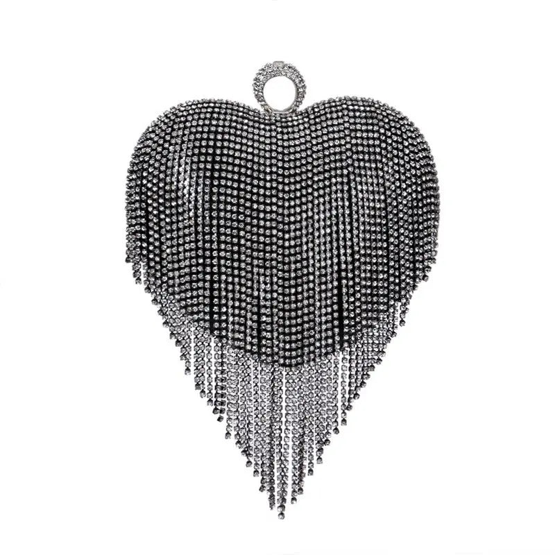 "Heart Tassel" - Dinner Tasche - Taschen #