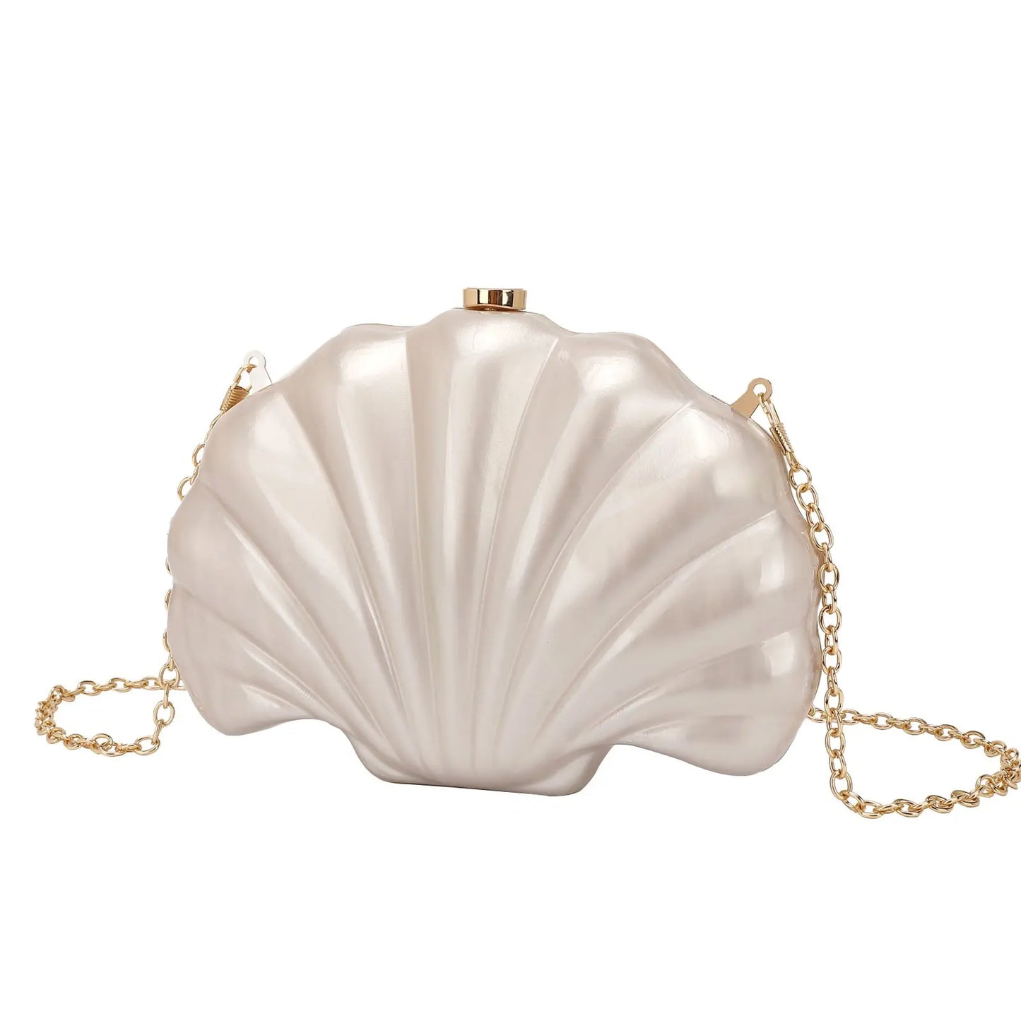 Shell Multicolor Chain Shoulder Messenger Bag