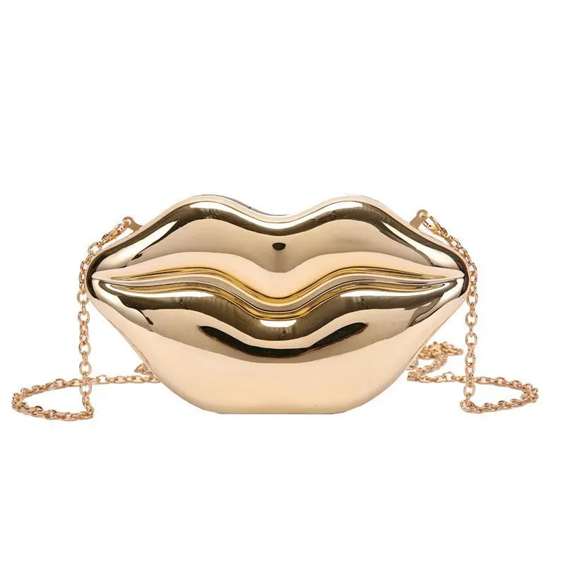 Women's Glossy Chain Shoulder Messenger Bag