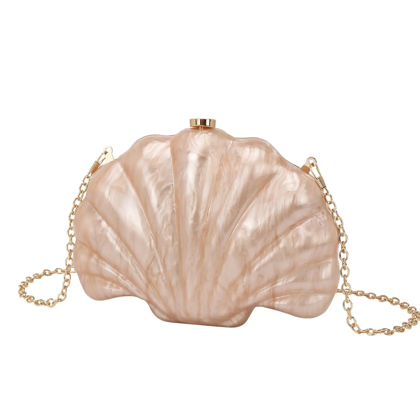 Shell Multicolor Chain Shoulder Messenger Bag
