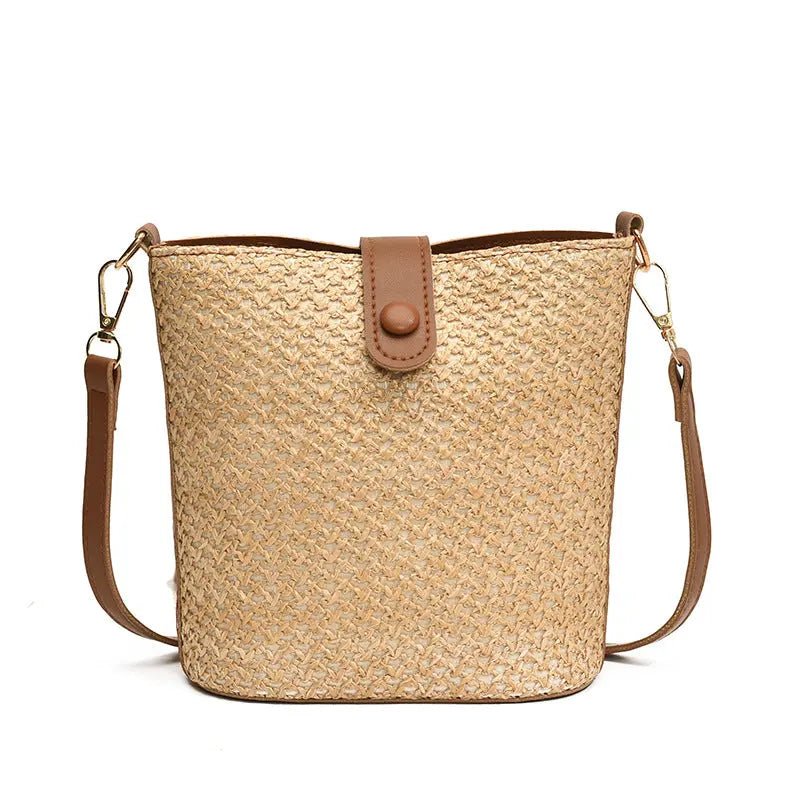 Large Capacity New Color Contrast Patchwork Fashion Messenger Bag For Women