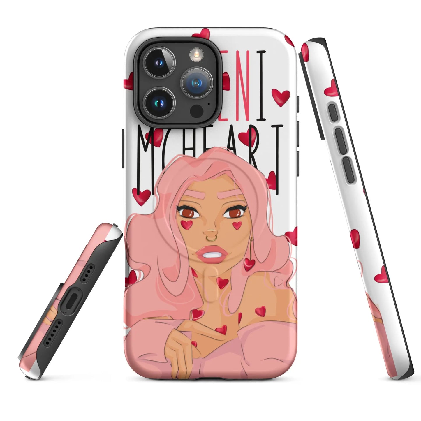 Queeni McHeart - Hardcase iPhone® mit MagSafe® - Phone cases, AirPods cases #