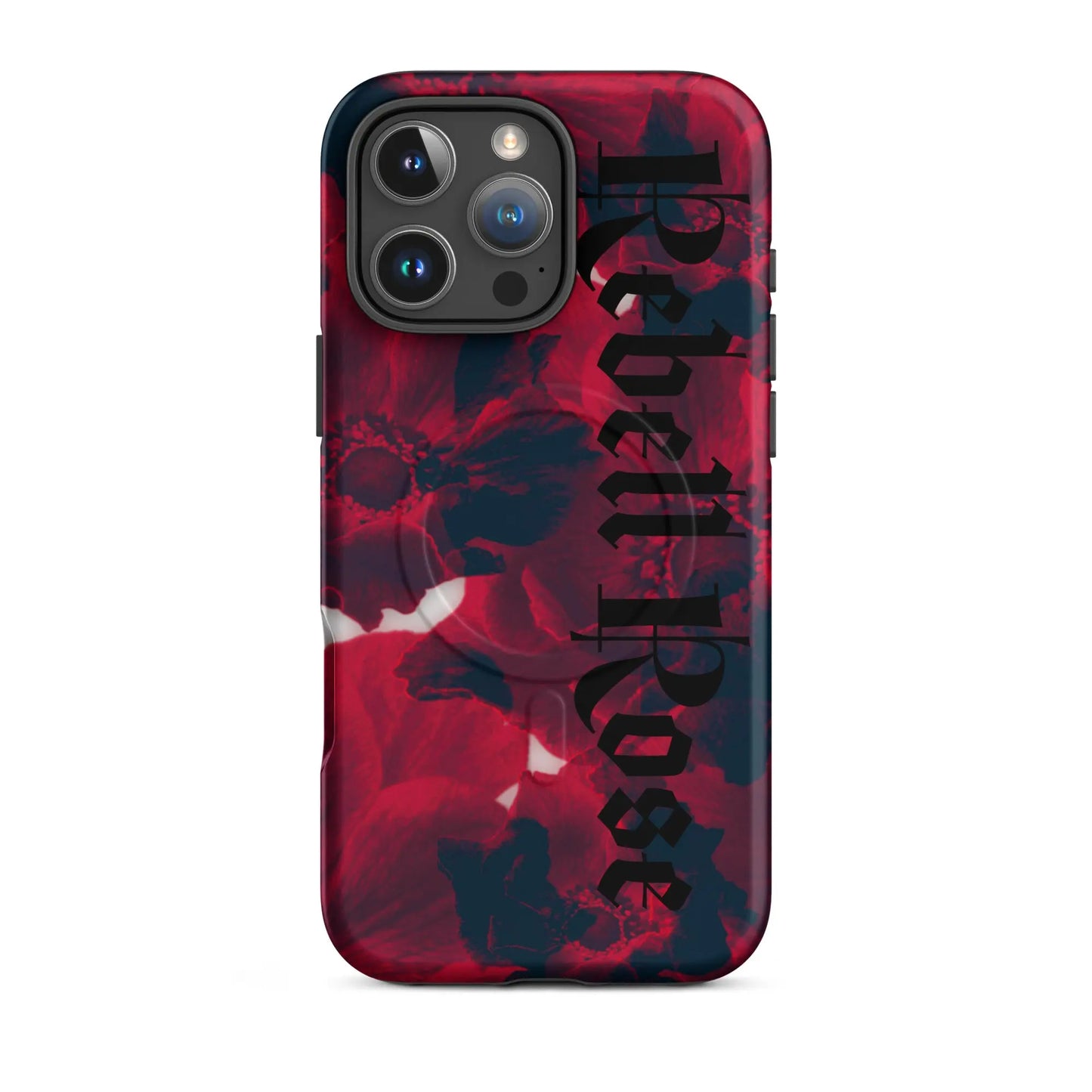 Rebell Rose - Hardcase iPhone® mit MagSafe® - Phone cases, AirPods cases #