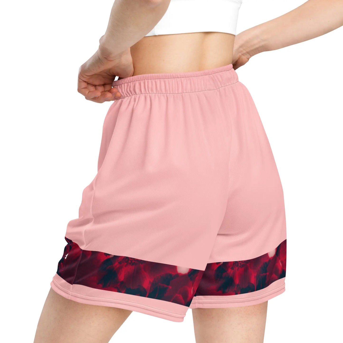 Rebell Rose - Mesh-Shorts - Shirts, Leggings, Kleider, Sport-BHs, Shorts, Bademoden, Fahnen, Stoffe, Haarschmuck #