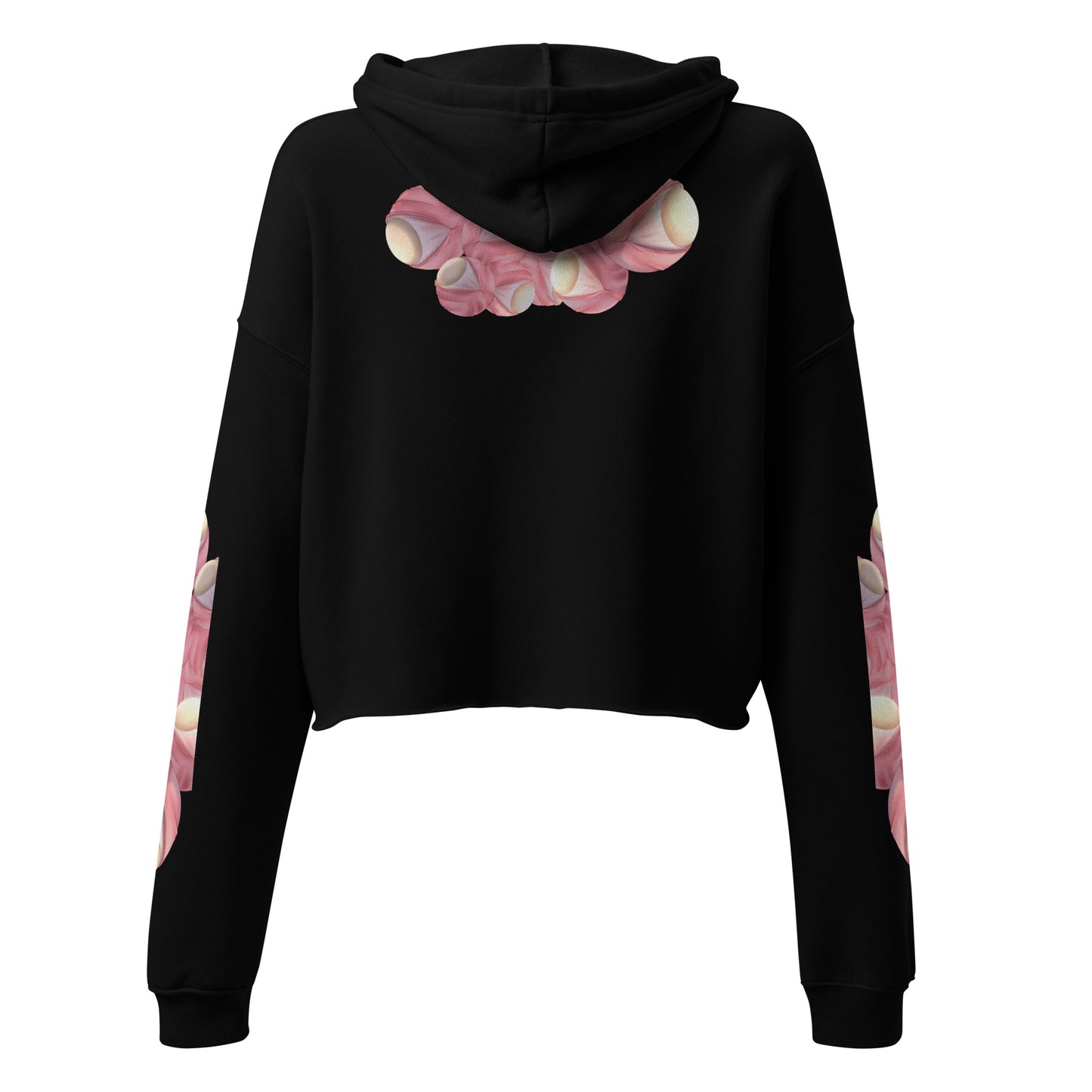 Rosè Eyeballs - Crop Hoodie - #