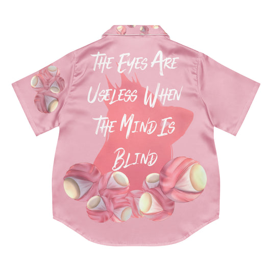 Rosè Eyeballs - kurzes Pyjama-Top - PJ #