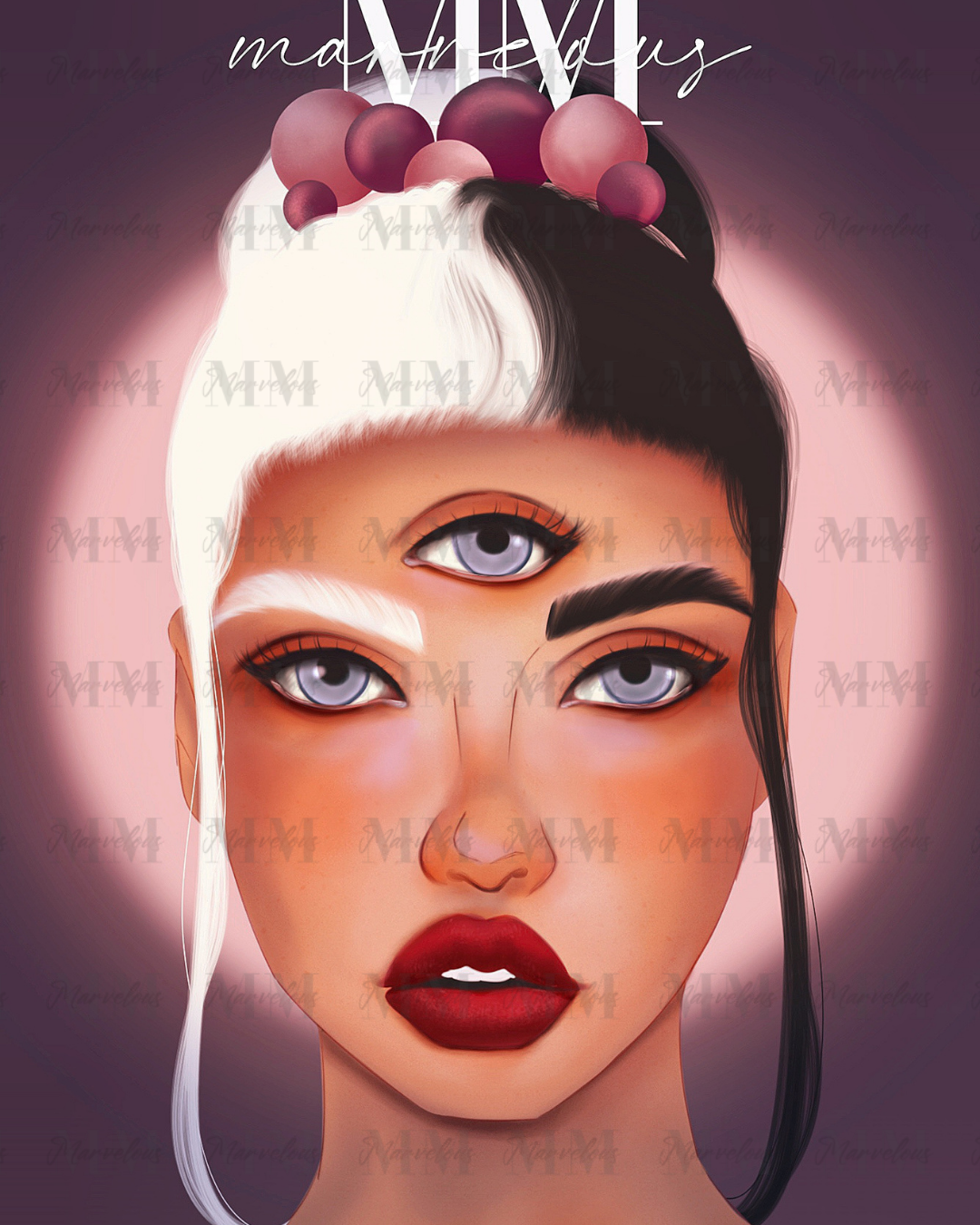 3rd eyed Model - Tabletwallpaper - Wallpaper