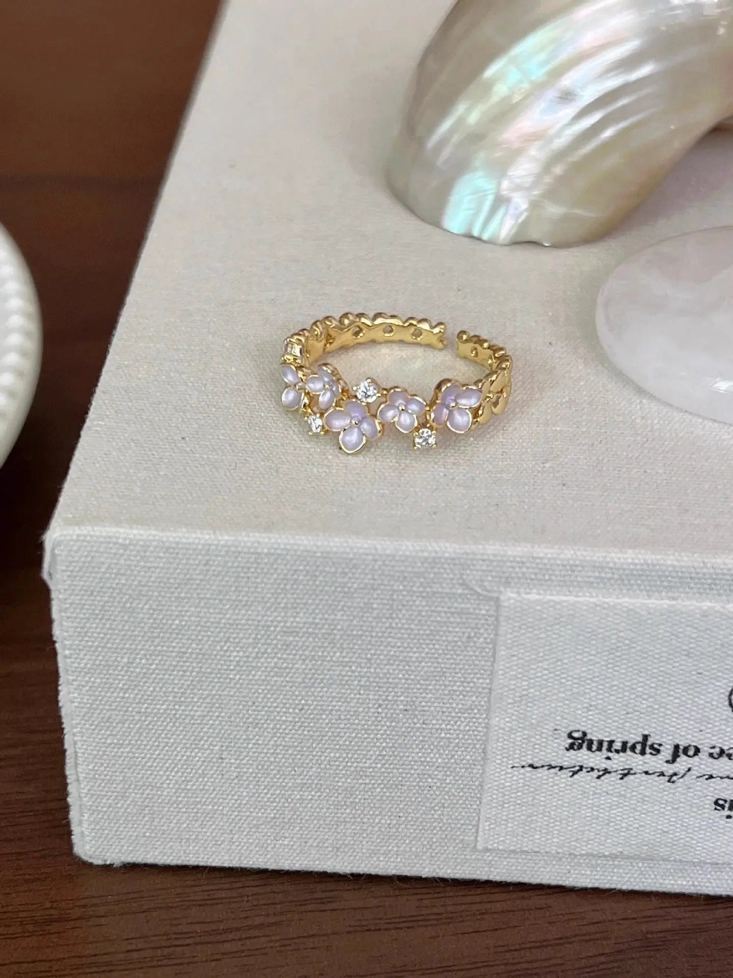 Niche Unique Korean Style Light Luxury High-grade Butterfly Ring