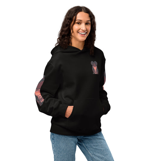 Dark Muse - Oversized Hoodie - Oversized Hoodie #