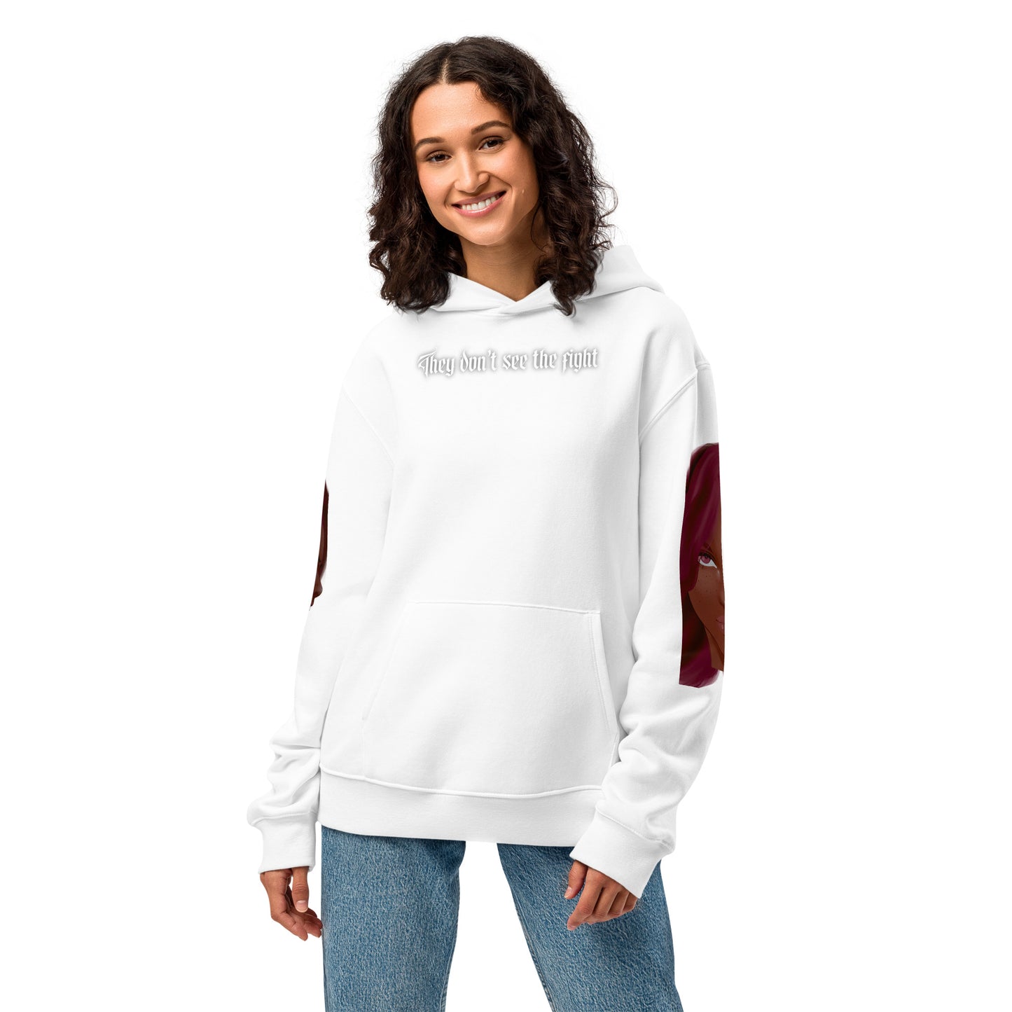 They don't see the fight - Oversized Hoodie - Oversized Hoodie
