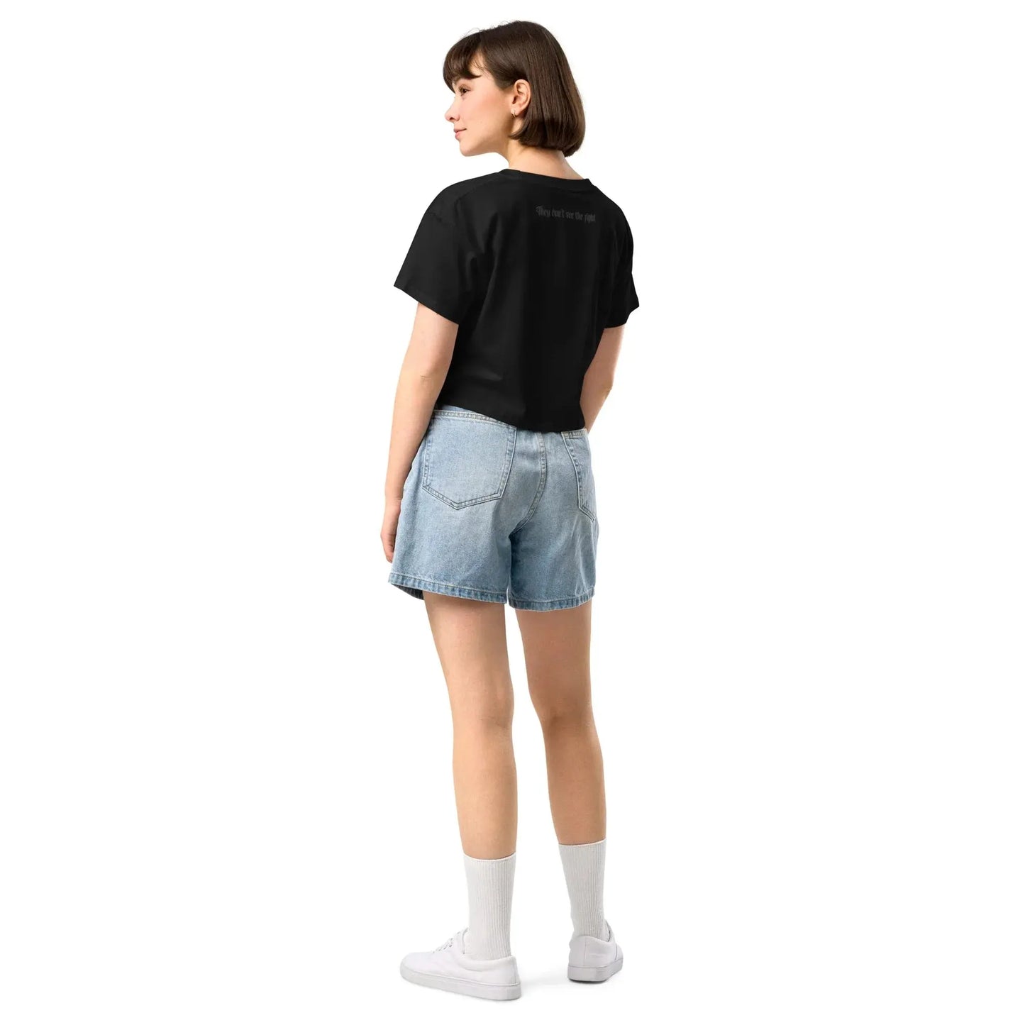 Invisible Fight - Crop Top - Marvelous Miss McCray