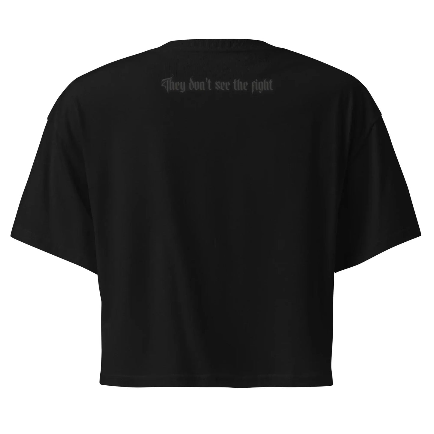 Invisible Fight - Crop Top - Marvelous Miss McCray