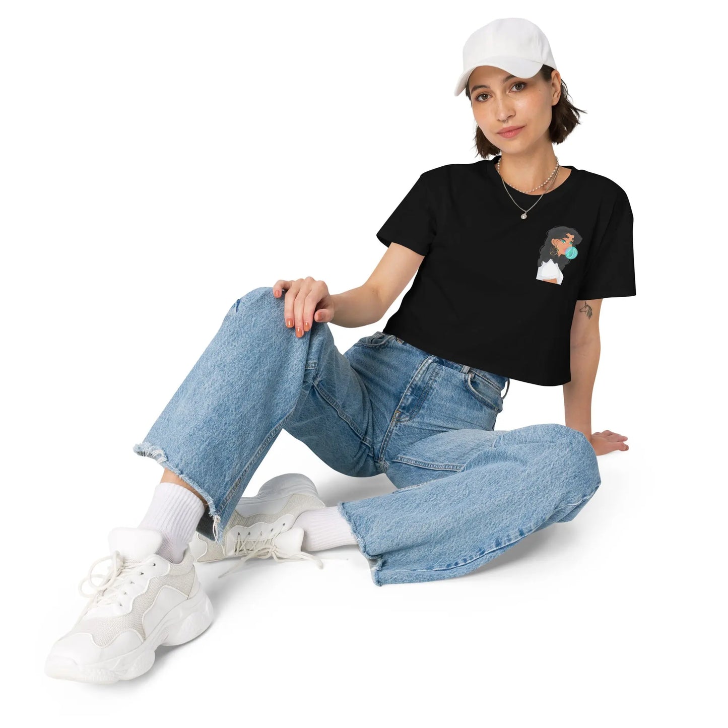 Bubble Gum - Crop-Top - Marvelous Miss McCray
