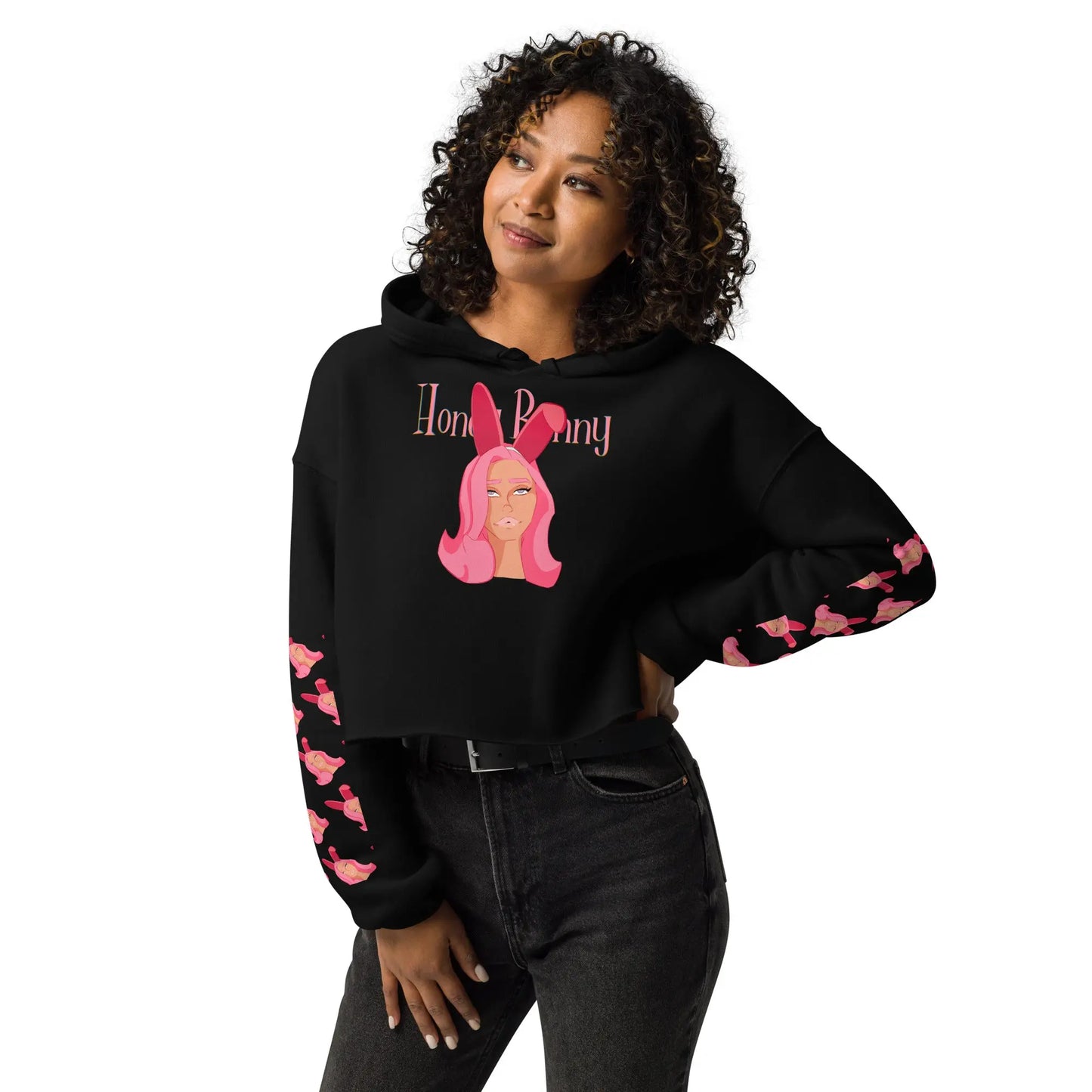 Honey Bunny - Crop-Hoodie - Marvelous Miss McCray
