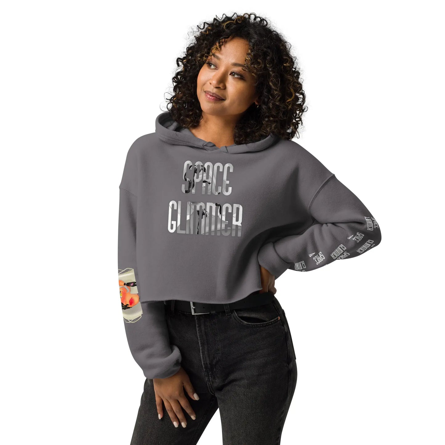 Glimmer Space - Crop-Hoodie - Marvelous Miss McCray
