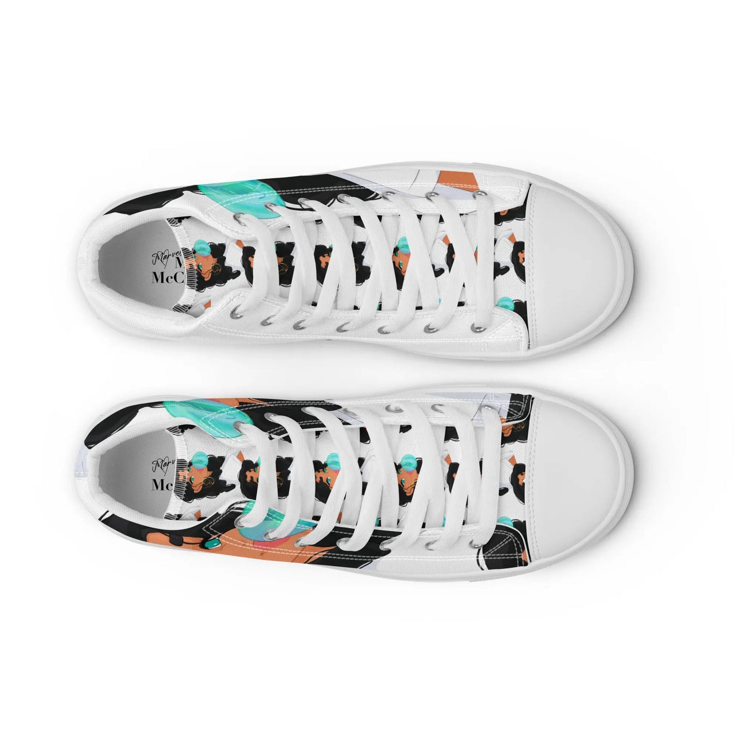 Bubble Gum - High-Top Sneaker - Marvelous Miss McCray
