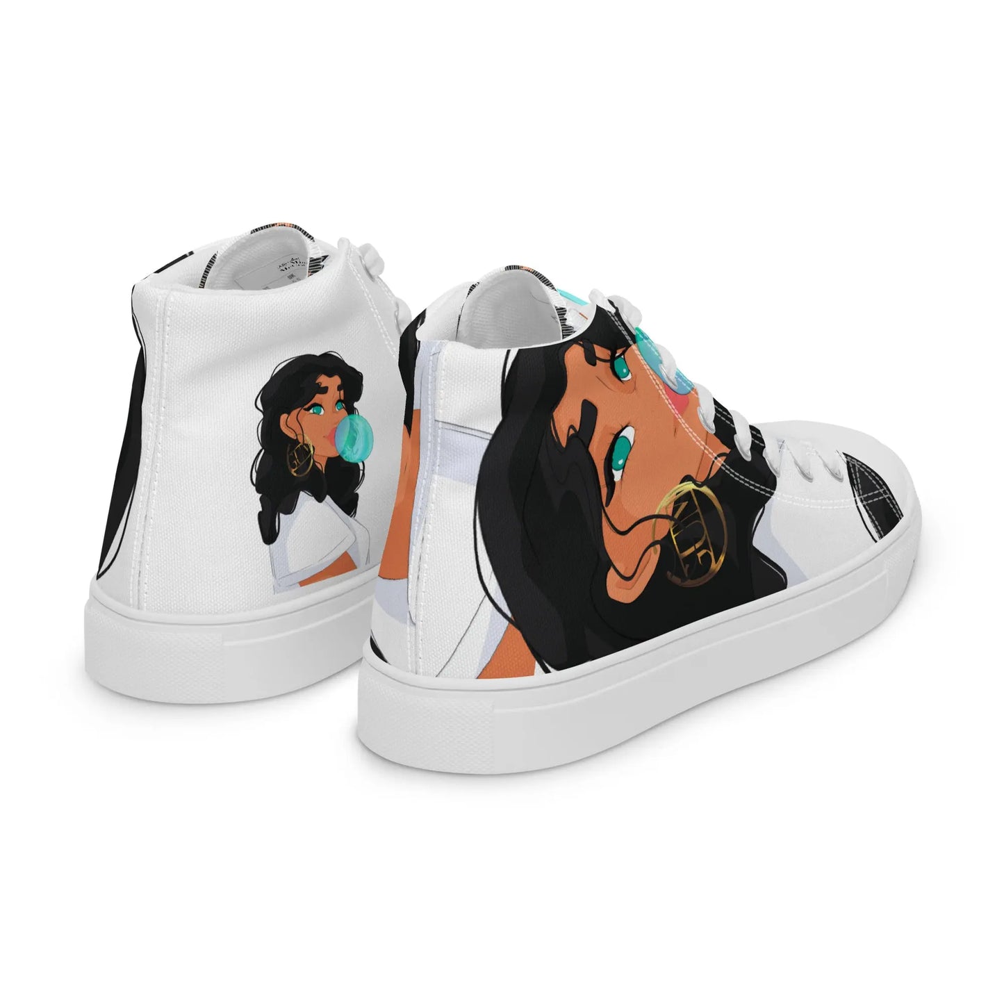 Bubble Gum - High-Top Sneaker - Marvelous Miss McCray