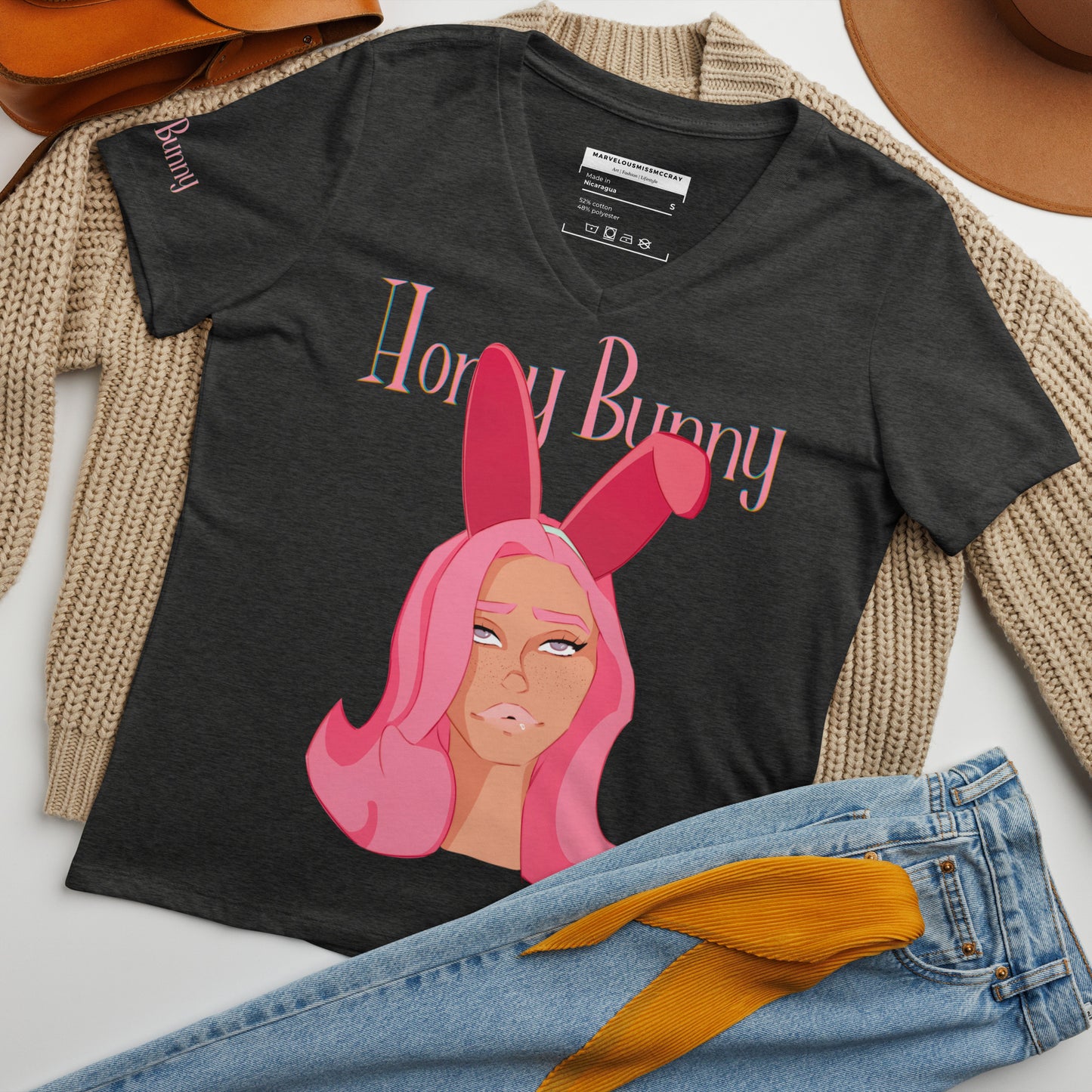 Hunny Bunny - Lockeres T-Shirt -