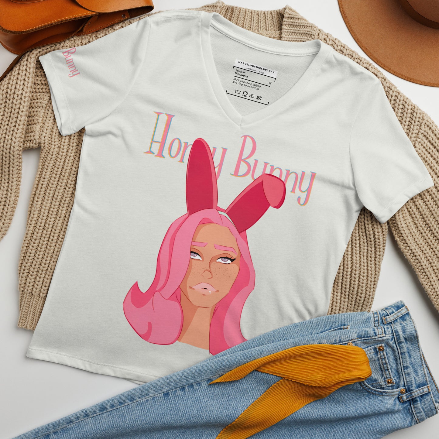 Hunny Bunny - Lockeres T-Shirt -