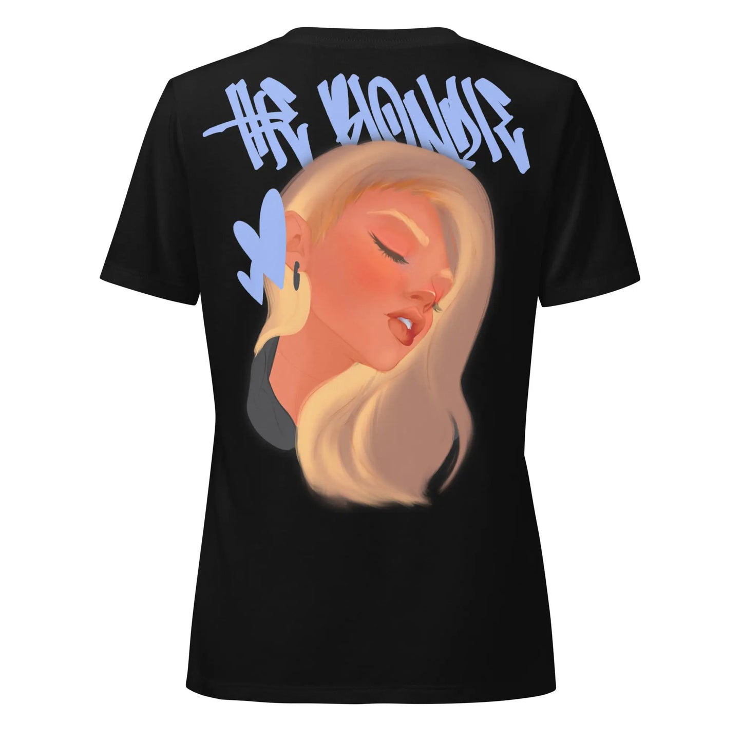 The Blondie - Lockeres Shirt (V-Ausschnitt) - Marvelous Miss McCray